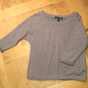 Forever 21 quarter length sleeve sparkle sweater!